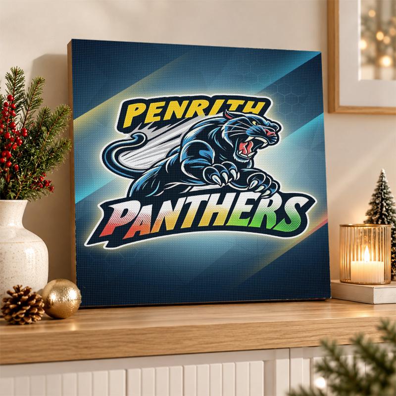 Penrith Panthers Diamond Painting Kit 5D Full Drill DIY Diamond Mosaic Wall Art Home Decor