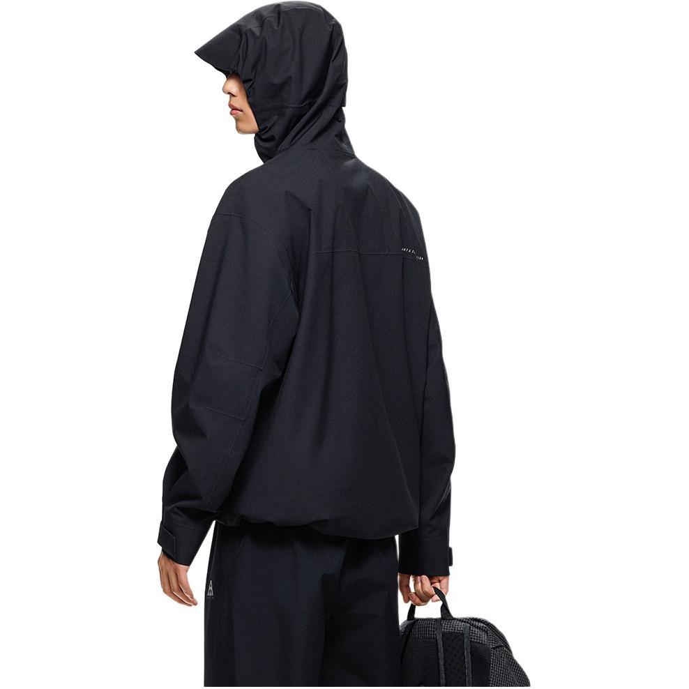 Anta Waterproof Windproof Breathable And Quick Dry Windbreaker Jacket Men's Basic Black 952437608-4