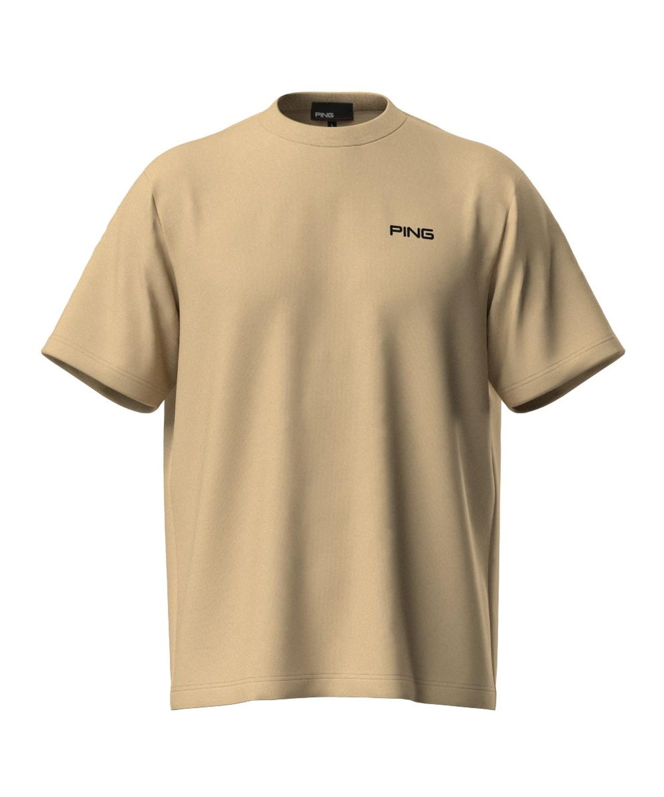 

Short Sleeve Printed Up Golf S [Pin Apparel] Men s T-Shirt (Set Compatible) / / 621-4264801 040_Beige