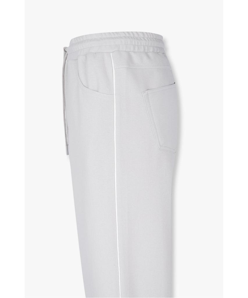 Bobeu Side Line Elastic Wide Pants_Light Gray 7156230008