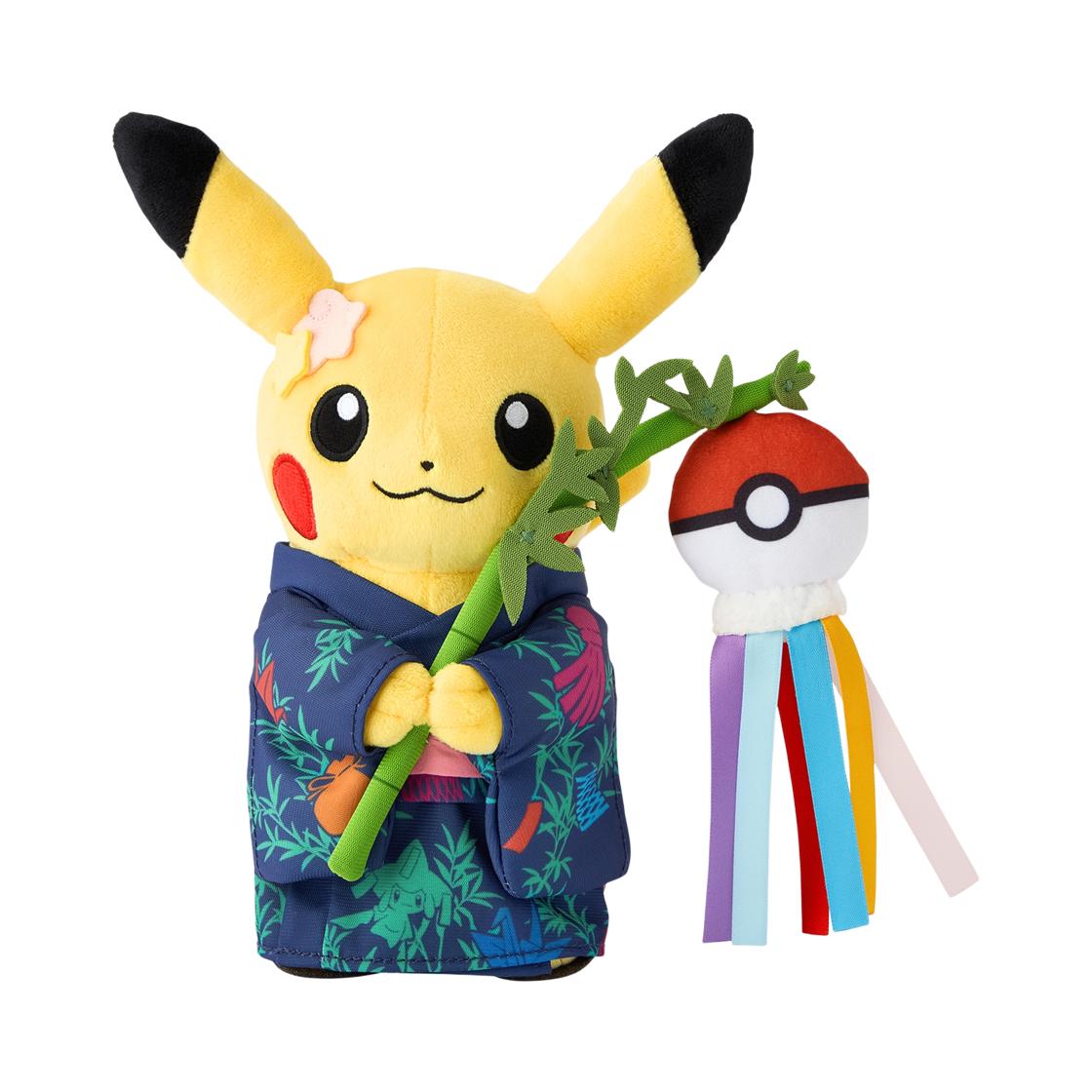 Pokemon Center Tanabata Festival Play Pikachu Tohoku R Plush ONE SIZE