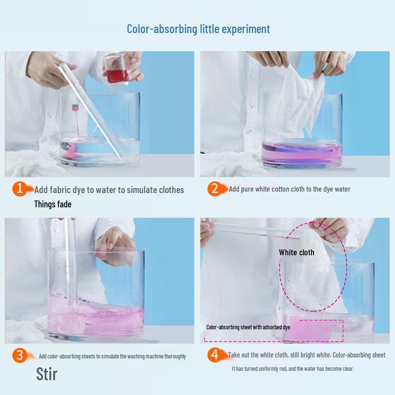 JINGRUIXIANG Laundry Color Catcher & Dye Trap Sheets