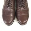 60s-70s ANSI Z41.1 Steel Toe Plain Toe Service Shoes 10EE 27.5-28cm Brown(USED)