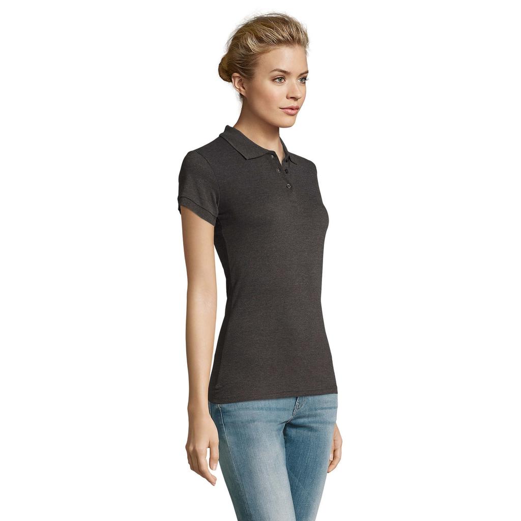 SOLS Womens/Ladies Perfect Melange Polo Shirt