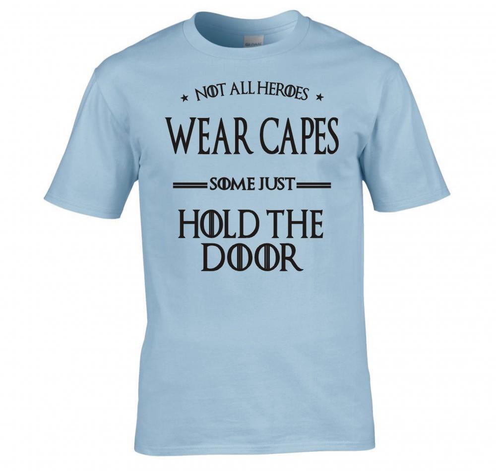 Game Of Thrones Hodor Not All Heroes Wear Capes T Shirt New 2XL