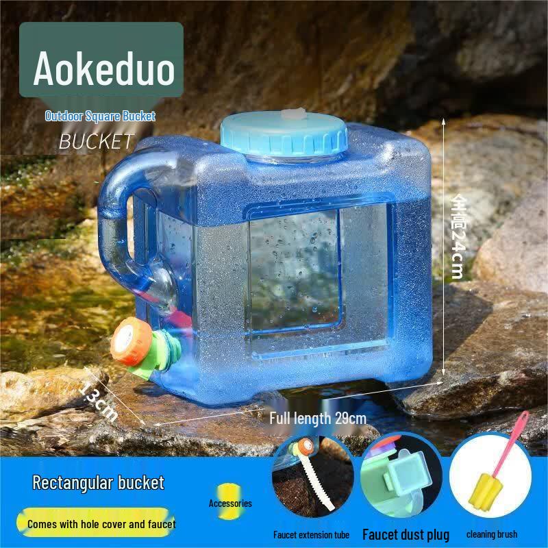 Aokedu Outdoor PC Water Storage Bucket ведро 5л с удлинительной трубкой