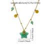 Natural Star Pendant Neck Chain Vintage Women Neck Choker Sweater Chain Star Stone Necklace  Gifts