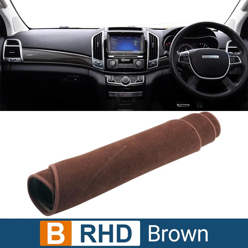 

Чехол на приборную панель автомобиля, защитный чехол от солнца, защитный чехол от ультрафиолета, нескользящий коврик для Haval H9 2015 2016 2017 2018 2019 2020 2024