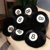 1pc Decorative Billiard 8 Ball Pillow Soft Plush Throw Cushion For Home Pool Table