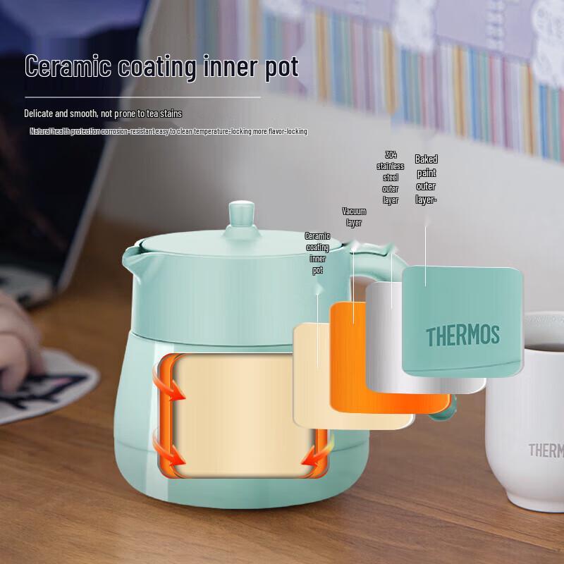 THERMOS 580ml Ceramic Insulated Pot