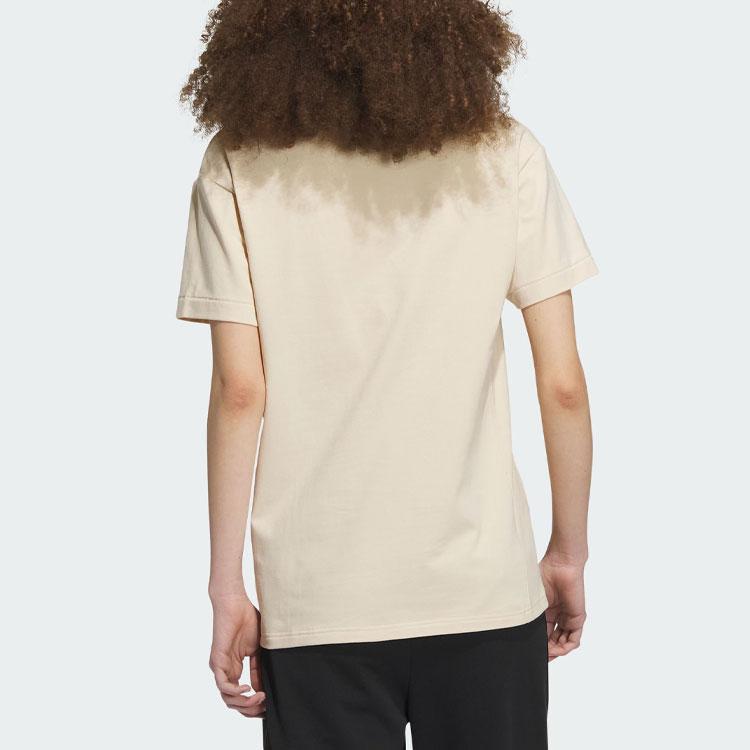 Adidas Rc Graphic Short Sleeve Tee With Alphabet Logo Print Women Tops Rock-Layer-Sandstorm IP7085