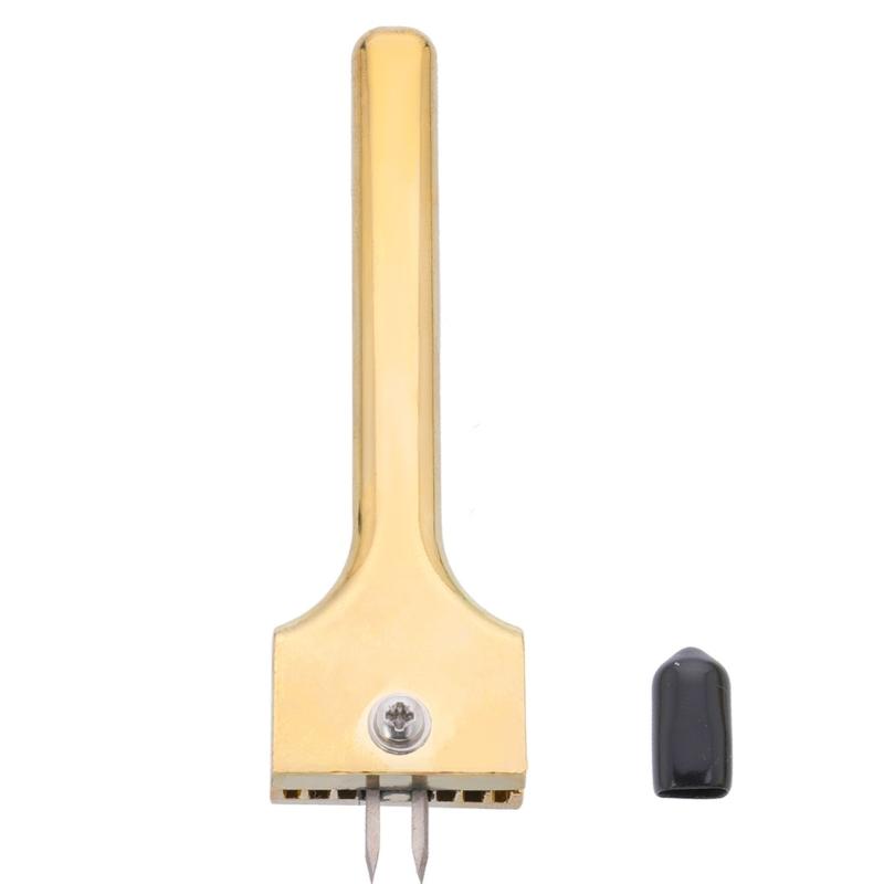 Leather Punch Tool Easy to Use Adjustable Fork Punch DIY Leather Tool Magnetic Buckle Installation Tool