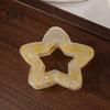 Gift for Girlfriends And Friends Heart/Star Shape Hair Claw Clips Women, Non-Slip Clip Effortless Grips Travel Accessories Styling Daily Commuting