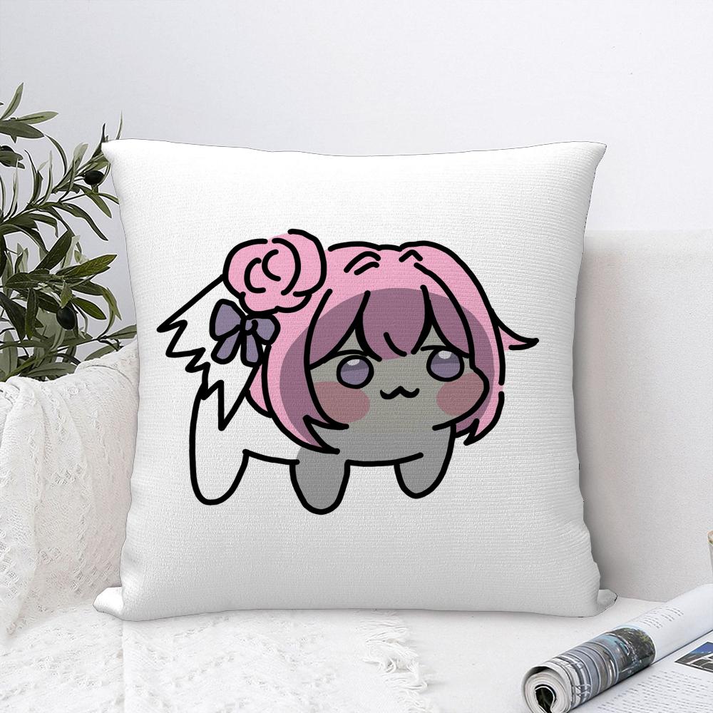 N-Nikke DORO Doll Anime Pillow Case Sofa Decorative Home Double-sided Print Plush Square Throw Pillow Covers Cushion Decor Cover
