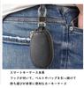 YOREMEI Smart Key Case, Leather, Men's, Women's, Car Key Case, PU Leather, Fashionable Car