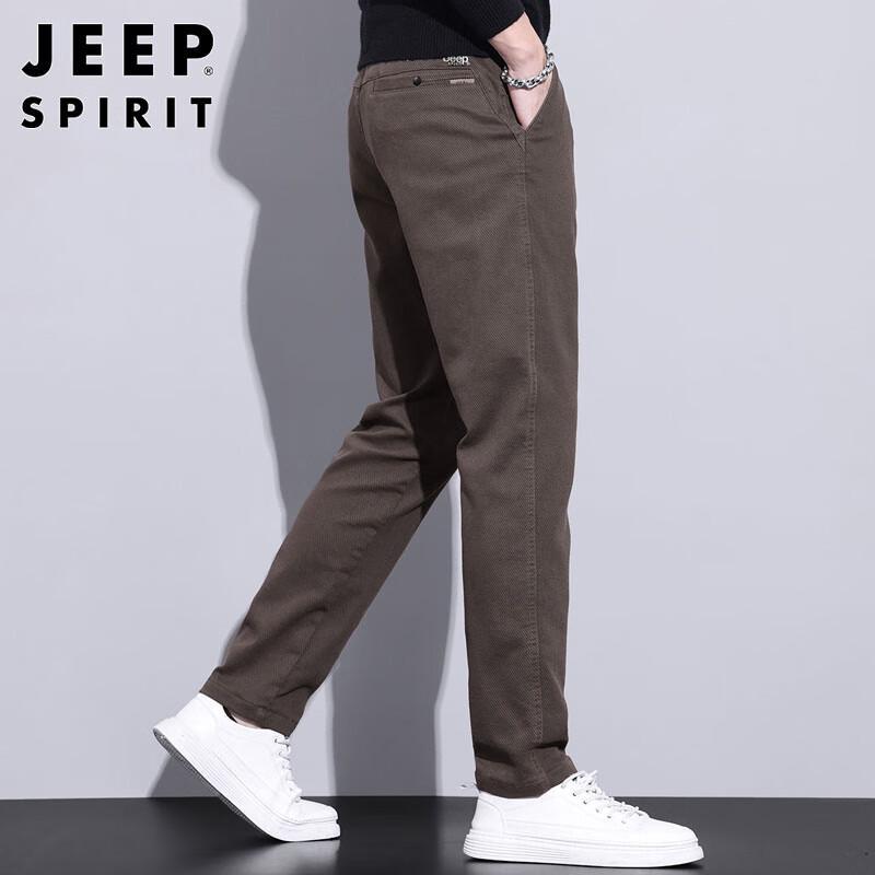 JEEP SPIRIT Men's Autumn/Winter Casual Business Pants