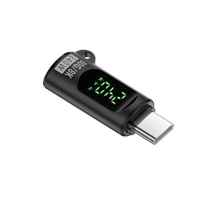 Adattatore USB C Maschio-Femmina con Display Digitale Connettore USB per Telefono 16 15 Adattatore Tipo-C con Tester di Tensione e Corrente
