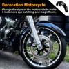 Gloss Black Wrap Front Fender Mudguard 19" 21" 23" For Harley Touring Electra Street Glide Road King Ultra Baggers