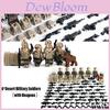 Land Tiger Desert Patrol Military Action Figure Building Blocks Plastic Toy For Kids