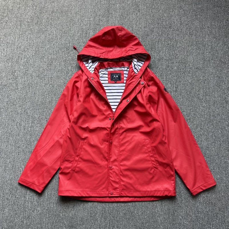 

Экспортировано в Великобританию Женский плащ большого размера, непродуваемый, водонепроницаемый, для пеших прогулок, досуга, тренч, пончо, для повседневной носки 1 red pu raincoat Outwear XL