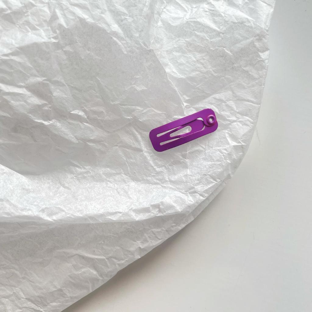 2cm Colorful Mini Square Snap Hair Clip for Babies and Pets