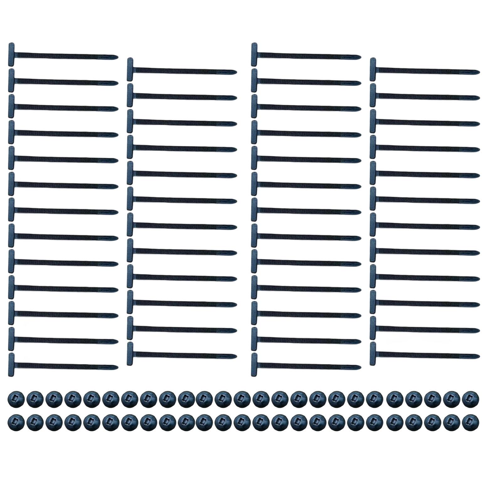 

20/50/100 шт. Універсальні пряжки для кабельних стяжок Нейлонові стяжки Обгортка для кабелю Фіксатори Кліпси Блокуючі стяжки Легкі у використанні 50