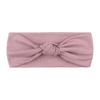 New baby headband headband, children's plain bow headscarf hair accessories, baby knotted headband.