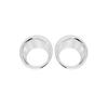 For Jeep Wrangler JK 07-2017 Bright Chrome Front Bumper Fog Light Ring Trim