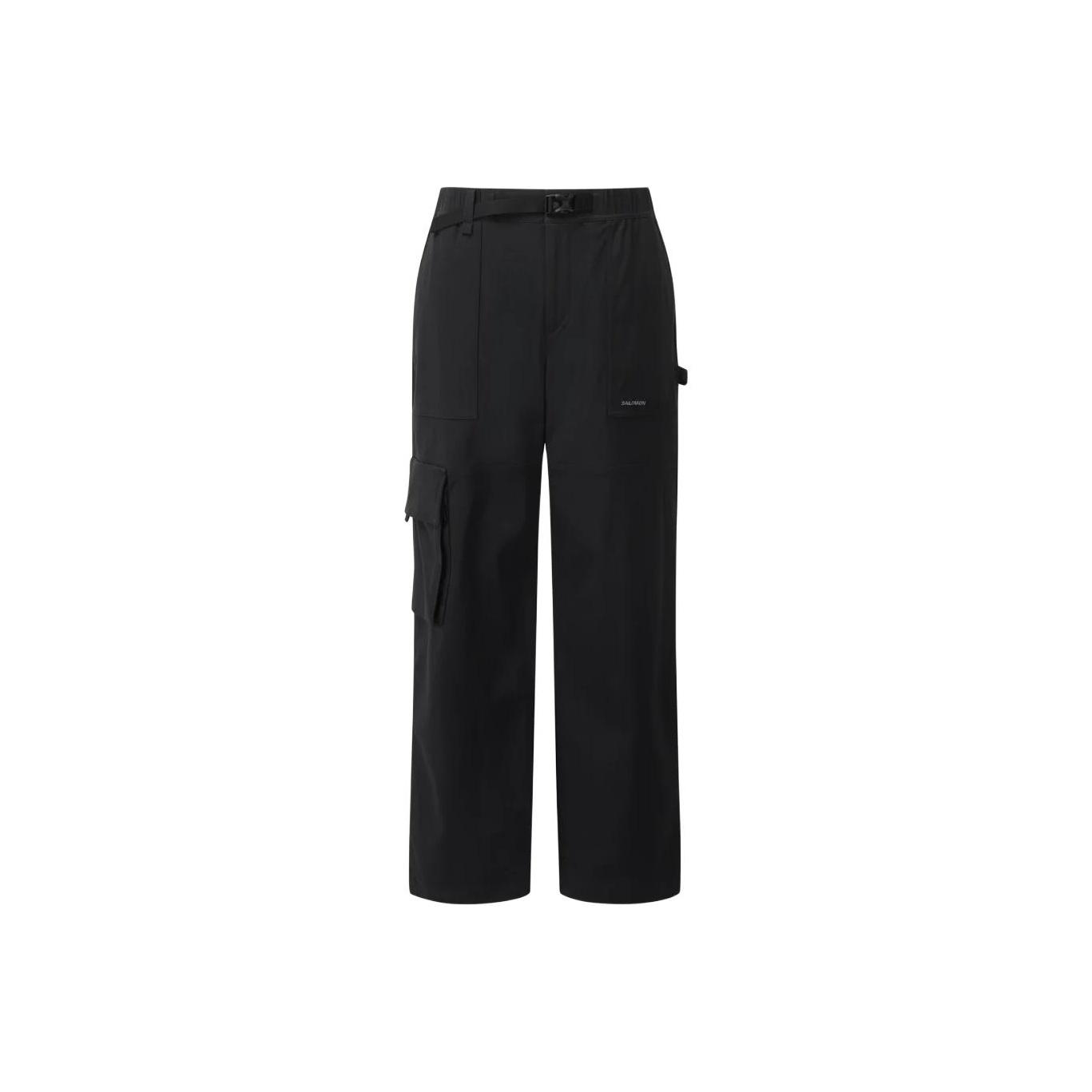Salomon Solid Color Straight Leg Pocket Loose Work Pants Men bottoms C29960 M