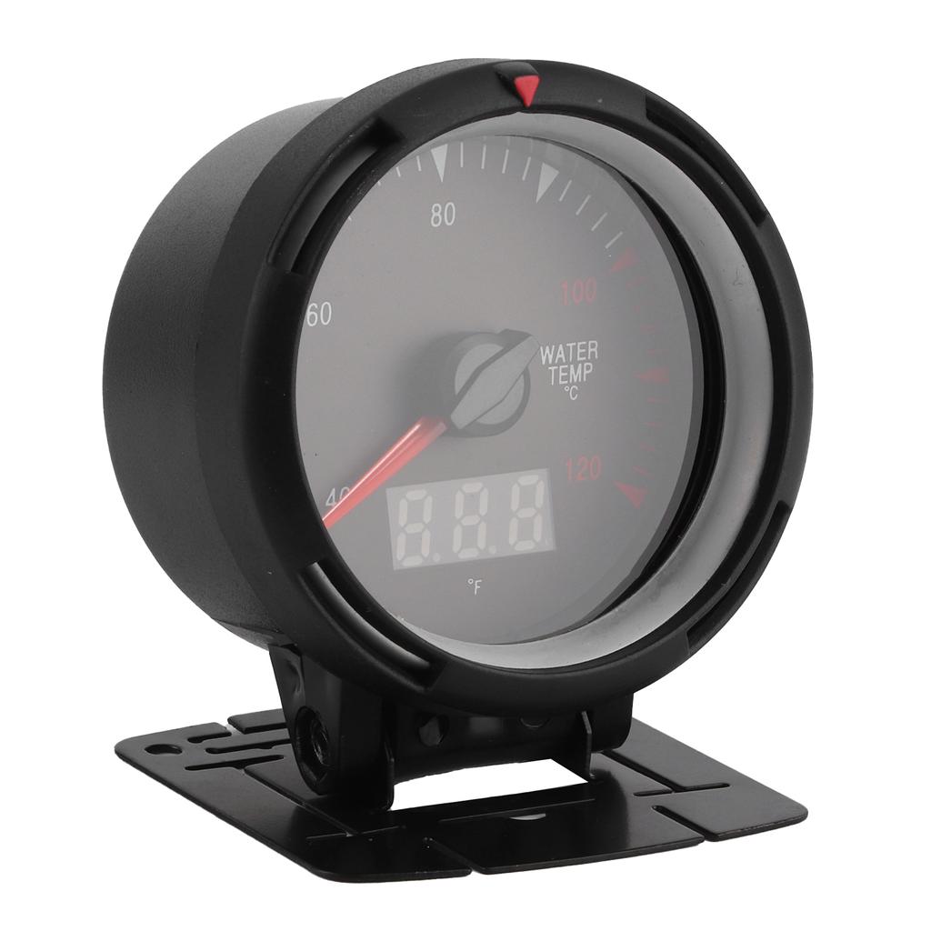 Wskaźnik temperatury wody 2,5 cala 40 120 stopni Celsjusza Miernik temperatury wody Wyświetlacz LCD Uniwersalny dla samochodu DC12V