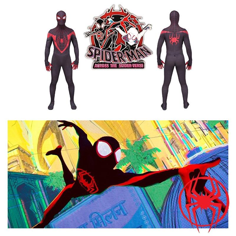 Spider-man Across The Spider-verse Kostüm Für Ps5 Miles Morales Schwarzer Body