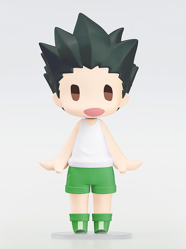 GOOD SMILE HUNTER x HUNTER Gon Freaks Plastic Painted Movable Figure HELLO! Non-scale