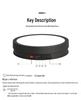 Color-Changing Rotating Display Stand with Remote Control for Live Streaming and E-commerce Shooting