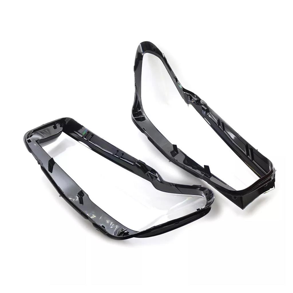 2PCS Headlight Headlamp Lens Cover Shell For BMW 5 SERIES G30 G38 2020-2022