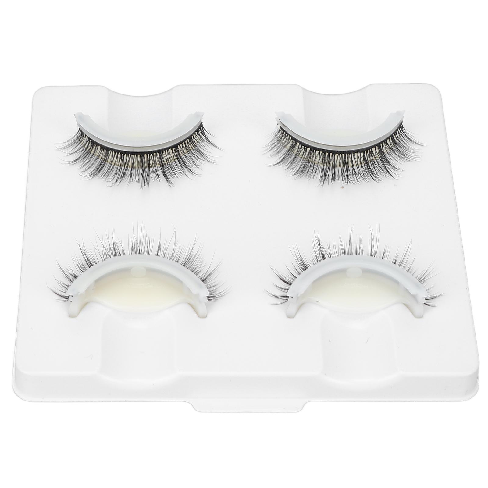 

4 шт. Накладные ресницы 3D Без клея Густые Натуральные Магнитные ресницы для Девушек Женщин Макияж Косметика