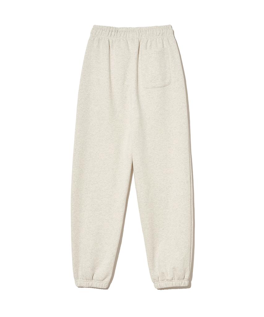 Yale Small Two-Tone Arch Sweatpants_Oatmeal