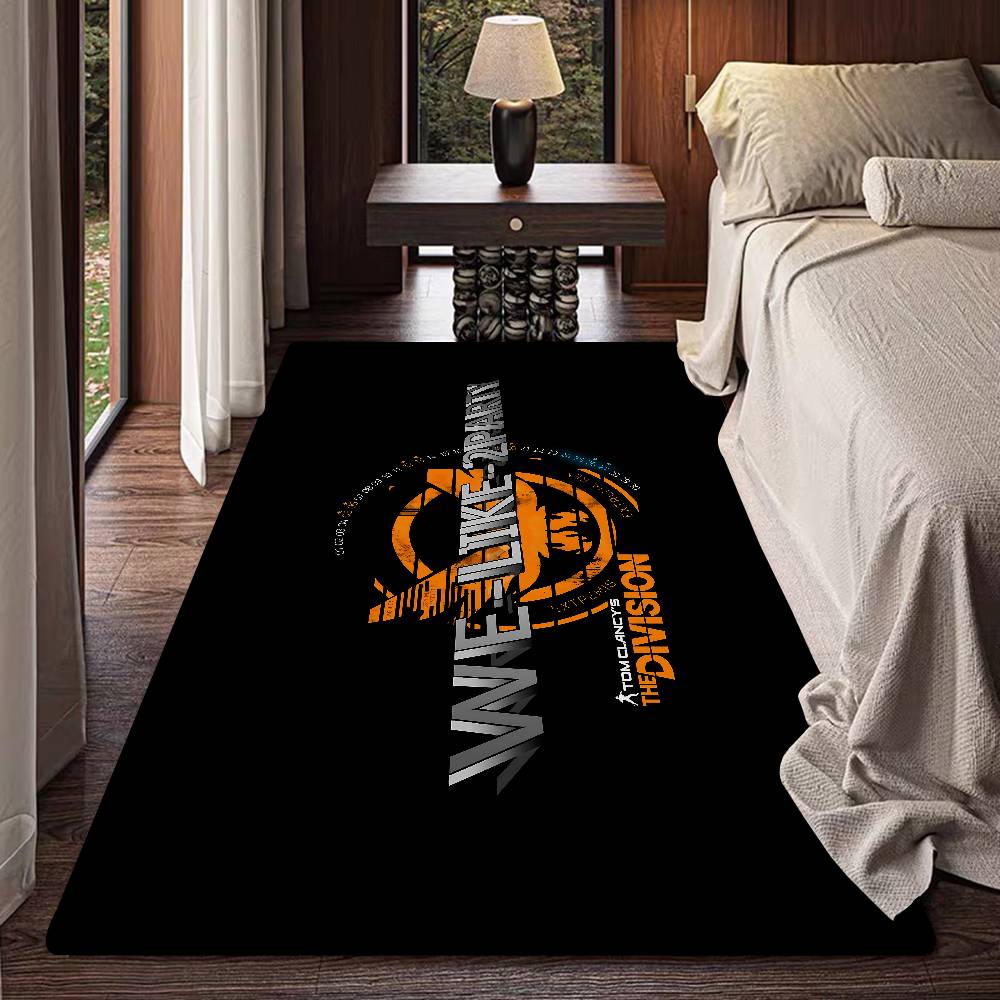 T-Tom Clancy s The Division Room Mats Retro Multiple Choice Living Room Kitchen Rug Non-Slip Welcome Rug 40x60cm