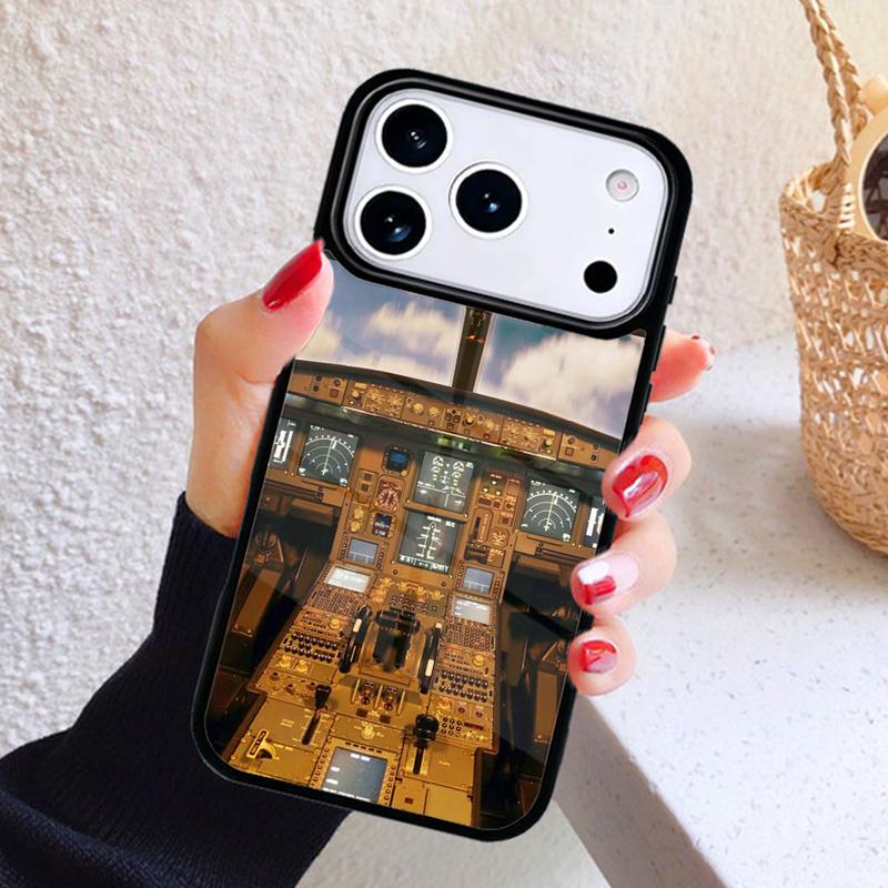 Travel Pilot Phone Case For iPhone 17 Air 16 15 14 13 12 11 Pro Max Plus
