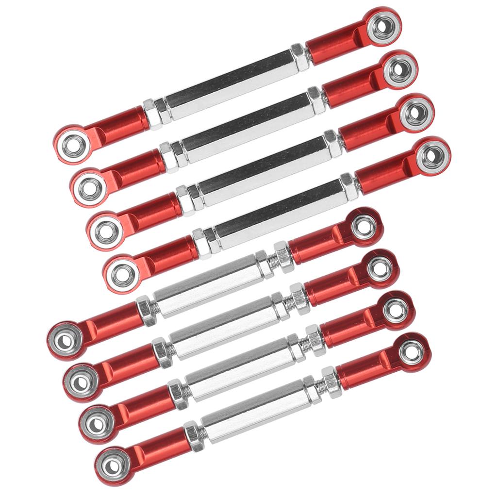 RC Steering Servo Pull Rod Metal Linkage Arm Tie Rod Ends Connector for WPL MN Feiyu