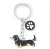 Metal Pet Dog Keychain Pendant Decoration Keychain Pendant