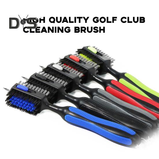 Golfschlägerbürste, Golfschläger-Reinigungswerkzeug mit magnetischem, einziehbarem Karabiner, leichtes Golfzubehör für Herren, Outdoor-Sport