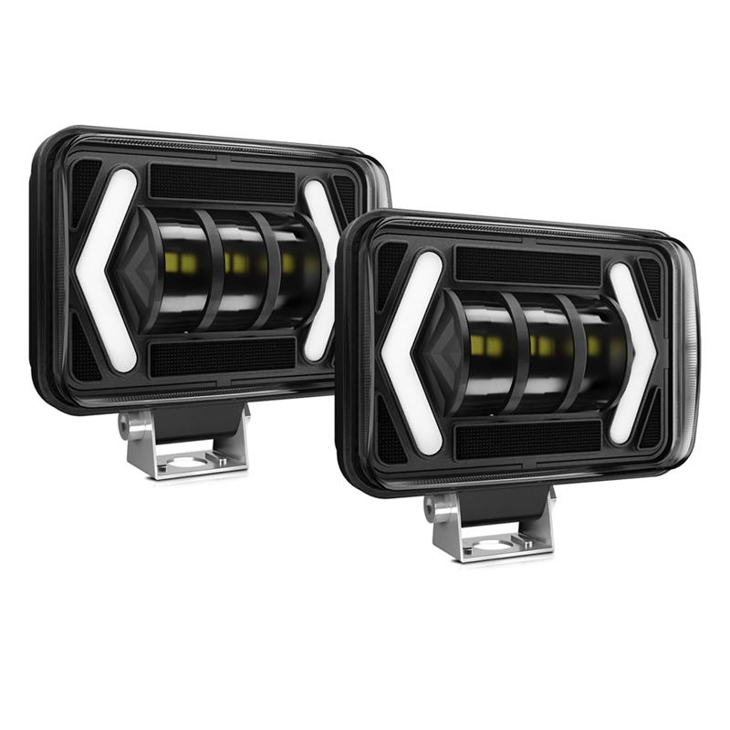 

4.5 Inch LED Light Pods Offroad LED Driving Light 80W 8000LM Spot Light Turn Signal Light Work Light For Truck ATV UTV чёрный