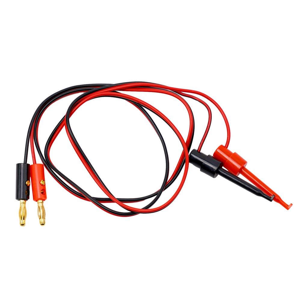 1M Wire For Multimeter Test Leads with Hook Clamp Adapter Easy Install