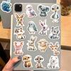 50PCS Cute Watercolor Diverse Animal Graffiti Stickers Cartoon DIY Skateboard Mobile Laptop Decoration Reward Stickers Toy