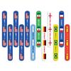 Children's USA, Canada, Mexico World Cup 2026 Football Slap Bracelet Set - National Team Birthday Party Gift.