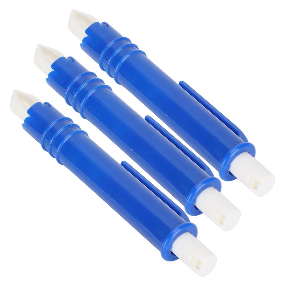 3Pcs Pet Lice Remover Flea Clip Tick Tweezers Mites Picker Tool for Dogs Cats GeneralBlue
