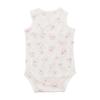 MIKI HOUSE Sleeveless Baby Made In for Boys and Baby Size 60cm Undershirt, All-Over Print, 100% Cotton, Japan, Girls, Newborns, Clothes, Pink,