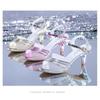 Summer New Korean Style Women's Stiletto High Heel Sandals Sexy One Buckle Peep Toe Sandals
