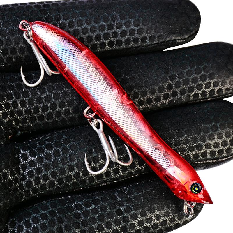 83,5 mm Köder 6 g White Shark Squid Submerged Bait Popper