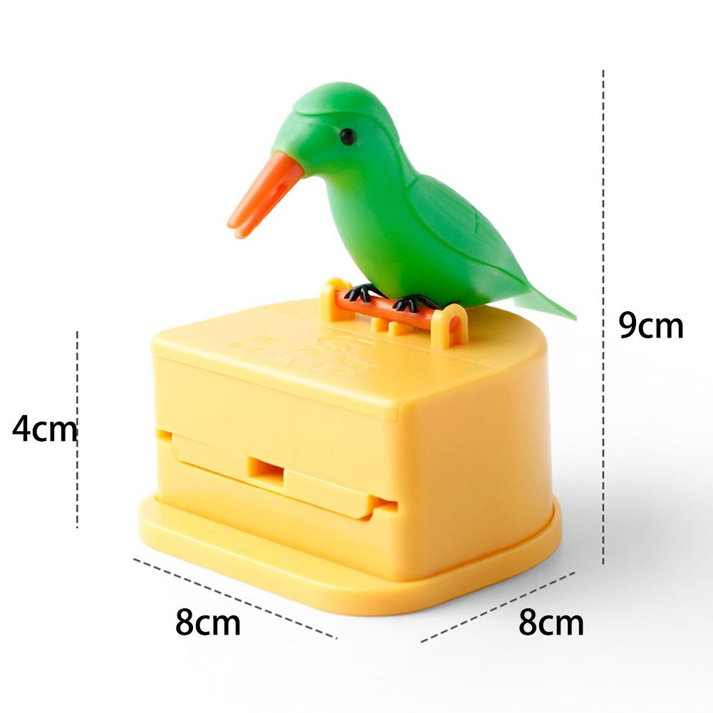 1PC Toothpick Holder Dispenser Cute Bird Toothpick Dispenser Gag Gift Cleaning Teeth Table Decoration Toothpick Box